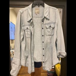 Guess bottom down shirt